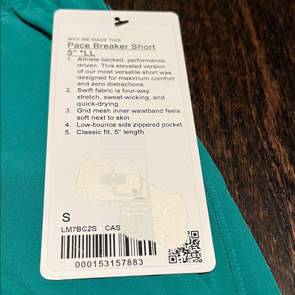 Lululemon NWT Pace Breaker 5” Linerless Shorts - Picture 2 of 6